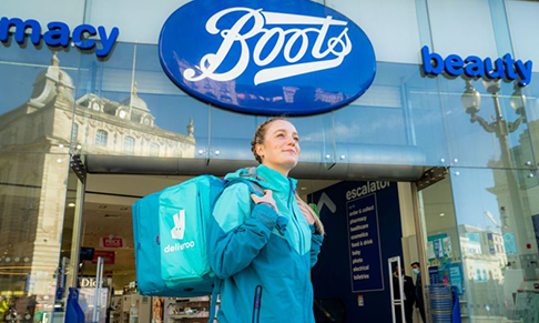 Boots UK partners with Deliveroo for on-demand service